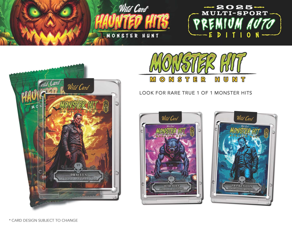 2025 Wild Card Haunted Hits Multi-Sport Premium Auto Edition Hobby Box