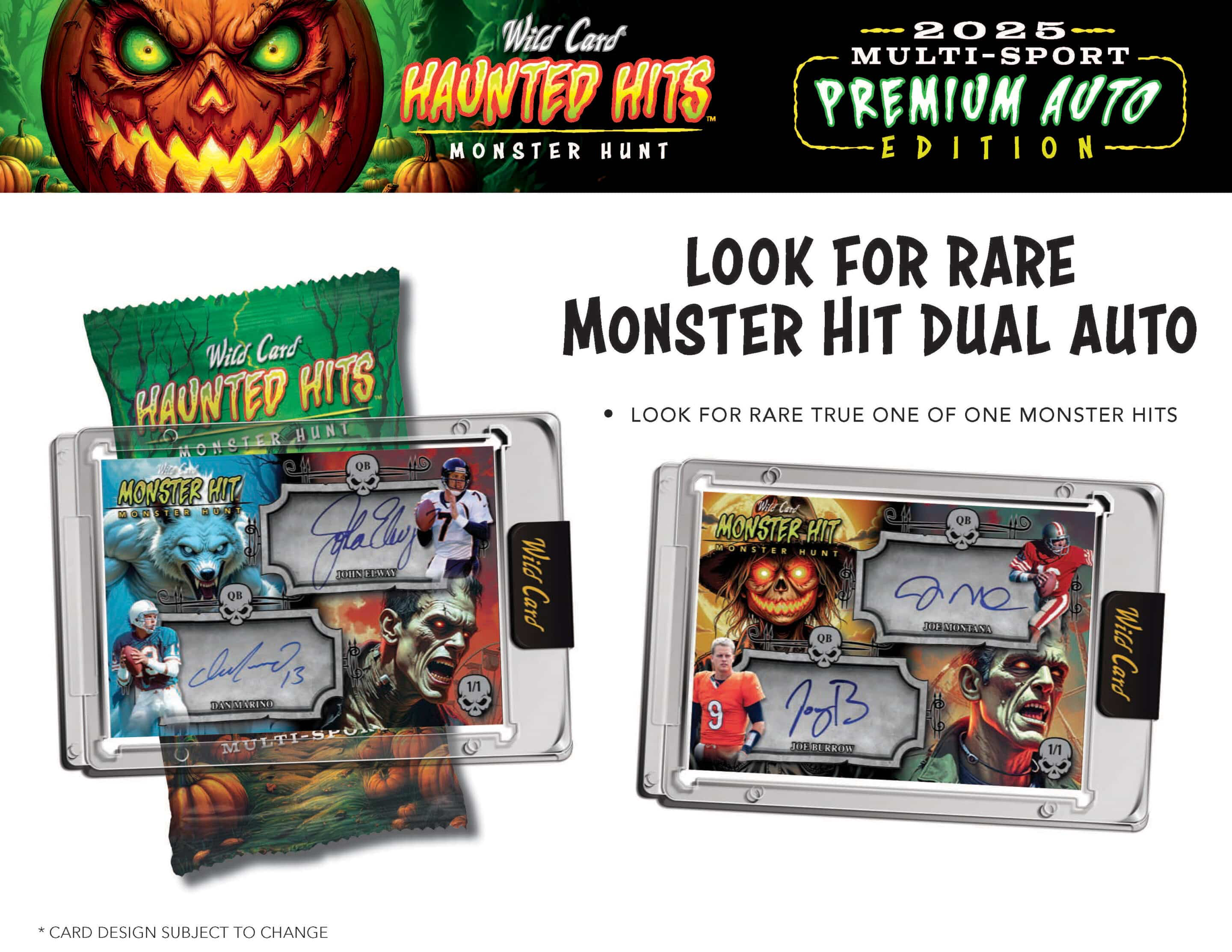 2025 Wild Card Haunted Hits Multi-Sport Premium Auto Edition Hobby Box