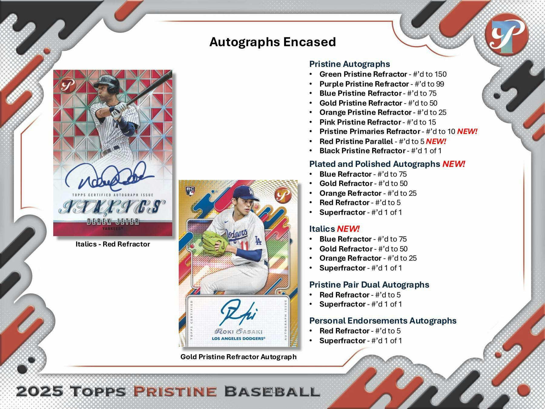 2025 Topps Pristine Baseball Hobby 6-Box Case (2/12)