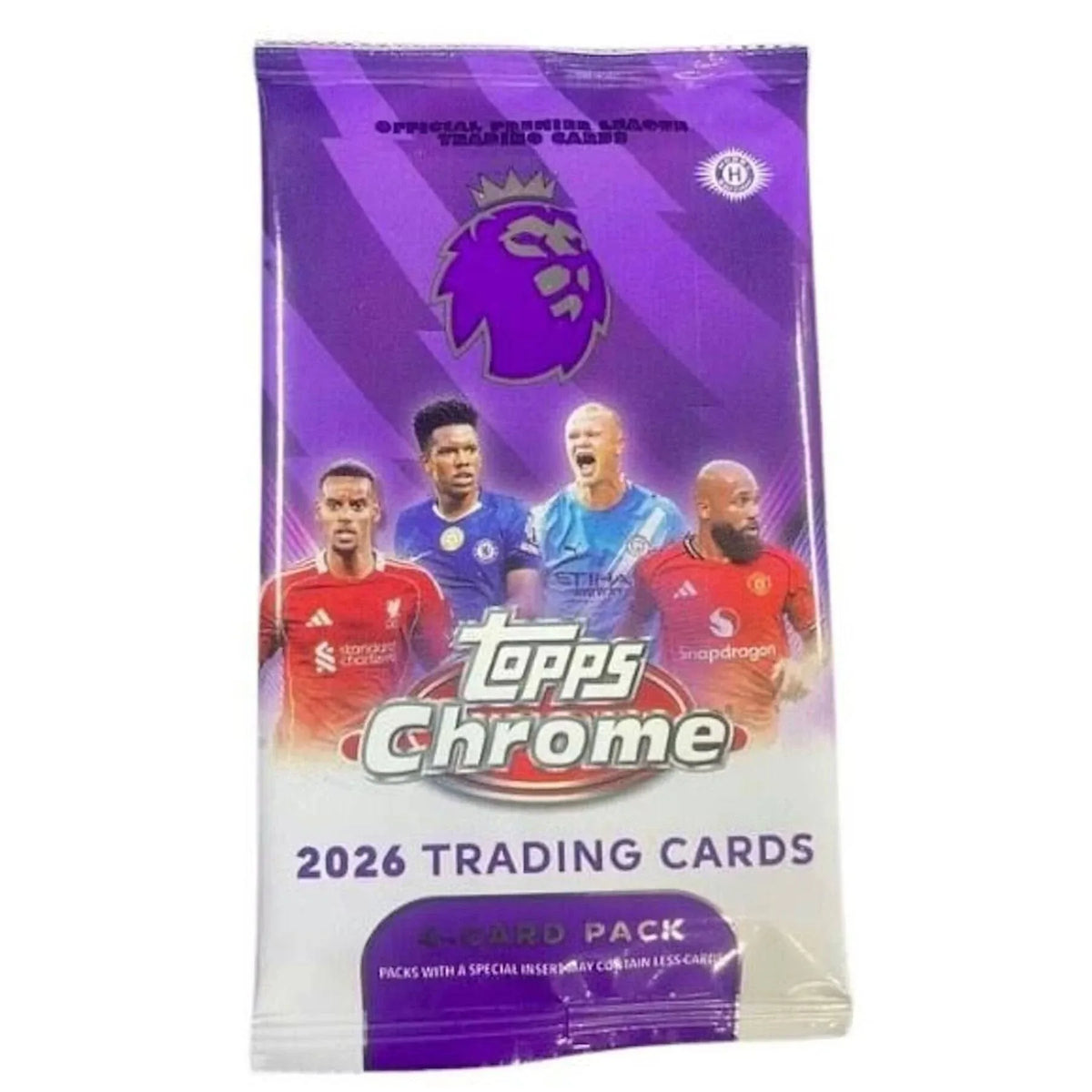 2025-26 Topps Chrome Premier League EPL Soccer Hobby Pack