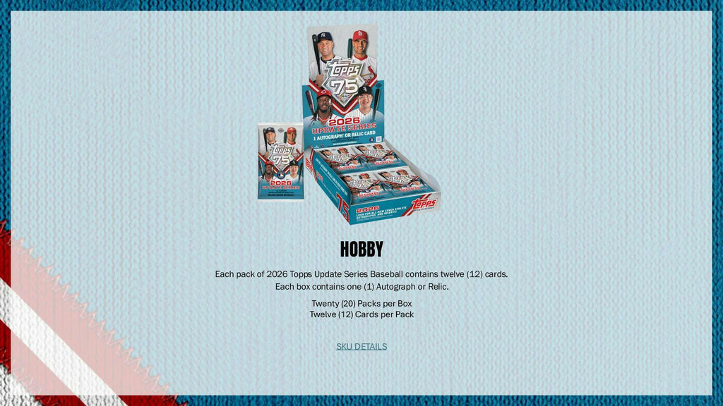 2026 Topps Update Series Baseball Hobby Box (10/14)