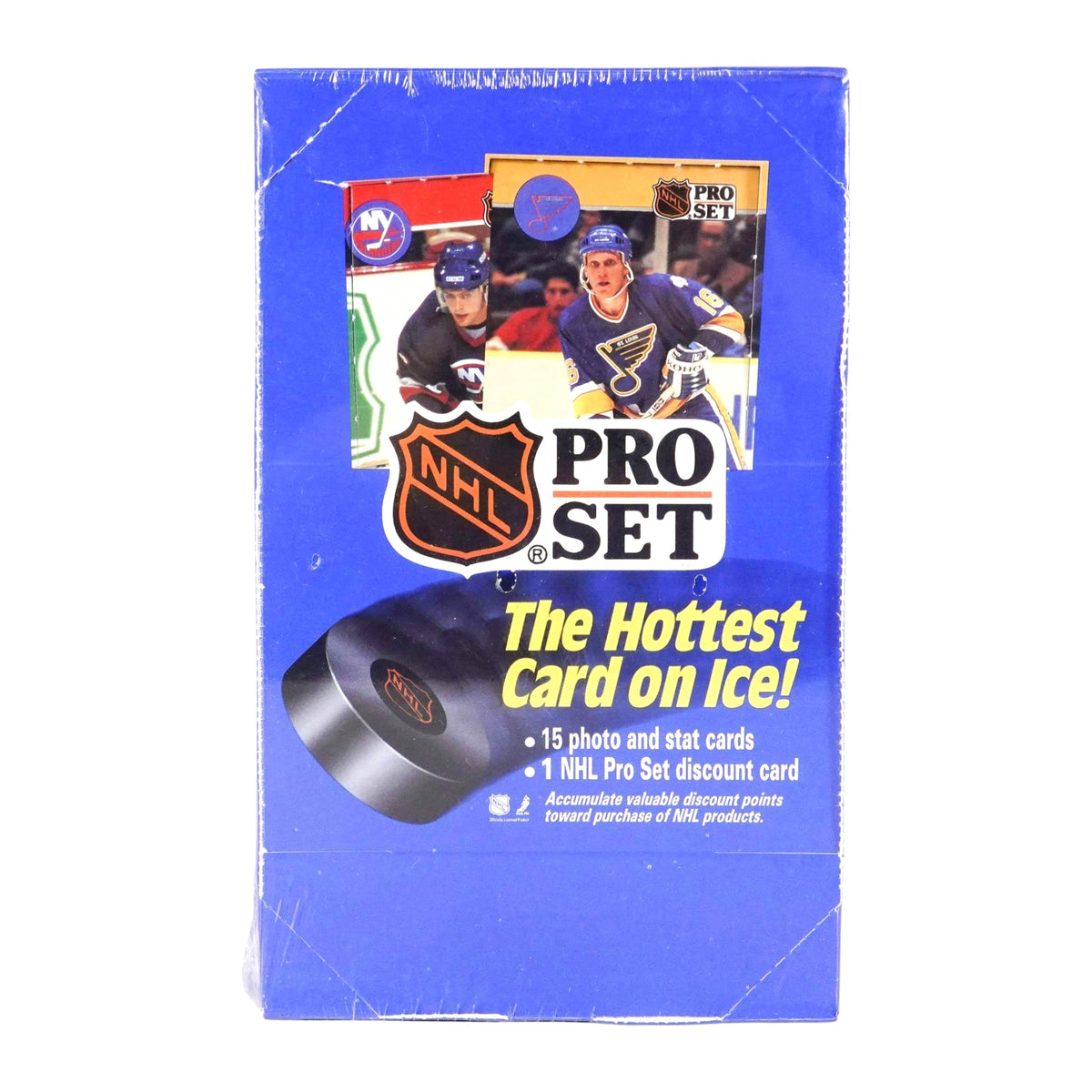 1990-91 Pro Set Series 1 NHL Hockey 36-Pack Wax Box (Factory Sealed)
