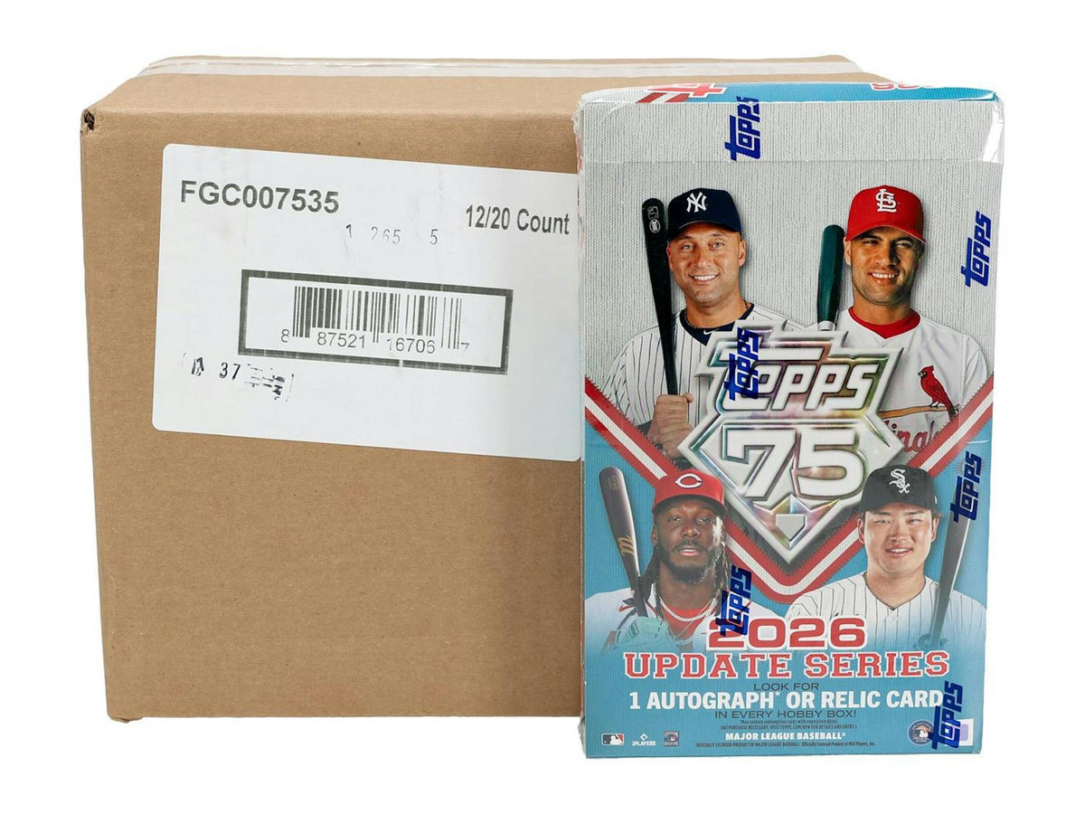 2026 Topps Update Series Baseball Hobby 12-Box Case (10/14)
