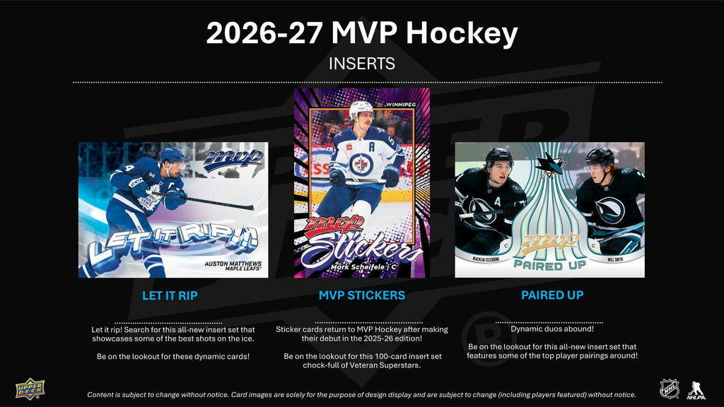 2026-27 Upper Deck MVP Hockey Blaster Box