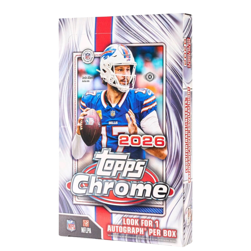 2026 Topps Chrome Football Hobby Box (Presell 11/13)