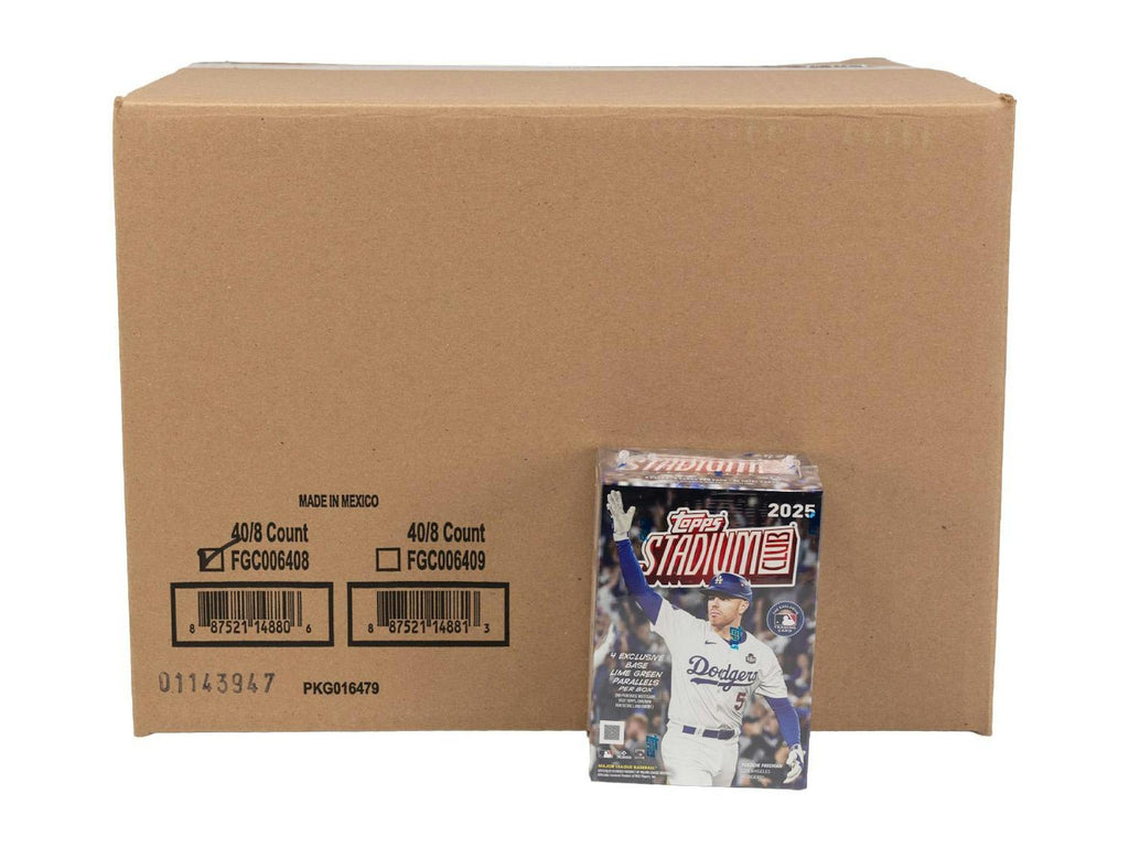 2025 Topps Stadium Club Baseball Value 40-Box Blaster Case (2/18)