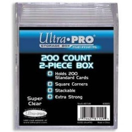 Ultra Pro 200 Count 2-Piece Storage Box