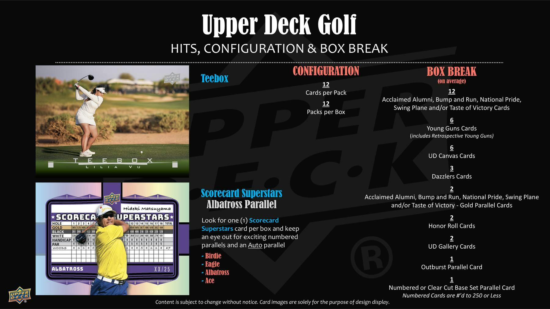 2026 Upper Deck Golf Hobby Box