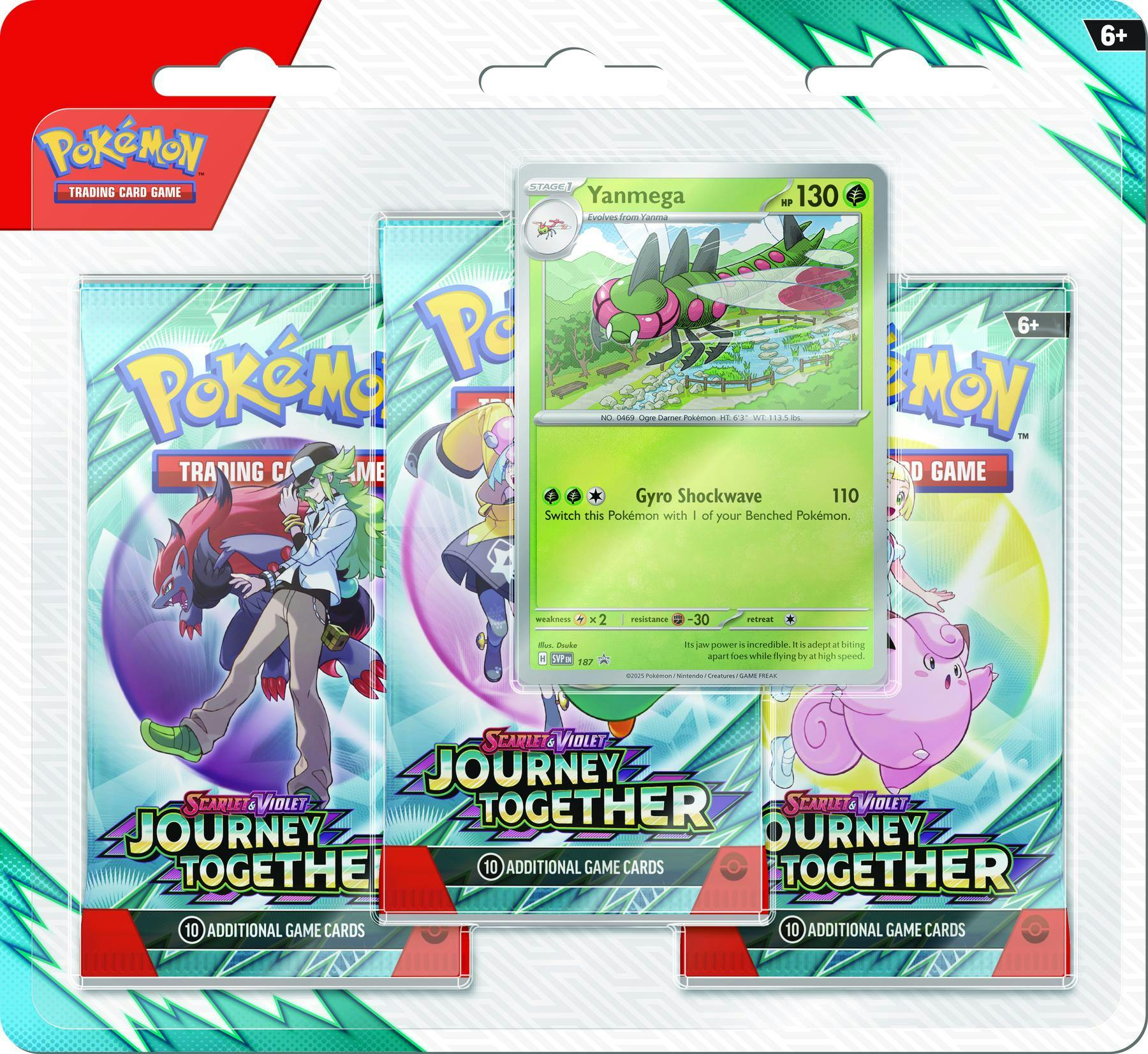 Pokémon TCG: Scarlet & Violet - Journey Together 3-Pack Blister