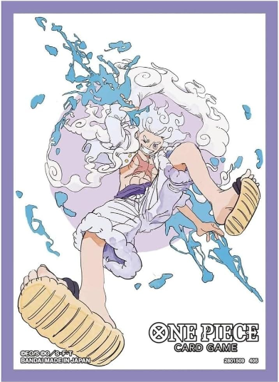 One Piece Card Game Official Limited Sleeves - Standard Purple & Silver - Bandai Card Sleeves