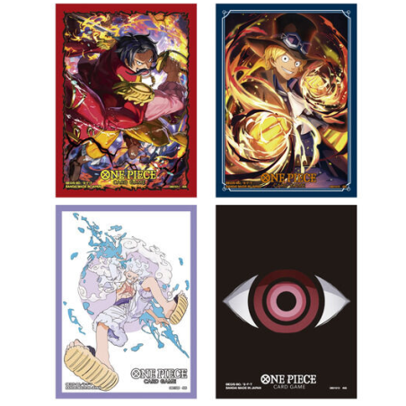 One Piece Card Game Official Limited Sleeves - Standard Purple & Silver - Bandai Card Sleeves
