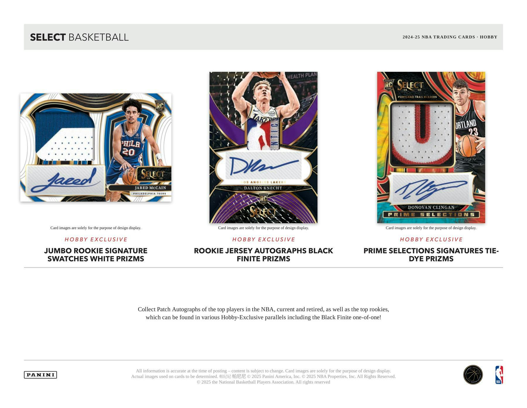 2024-25 Panini Select Basketball Hobby Pack