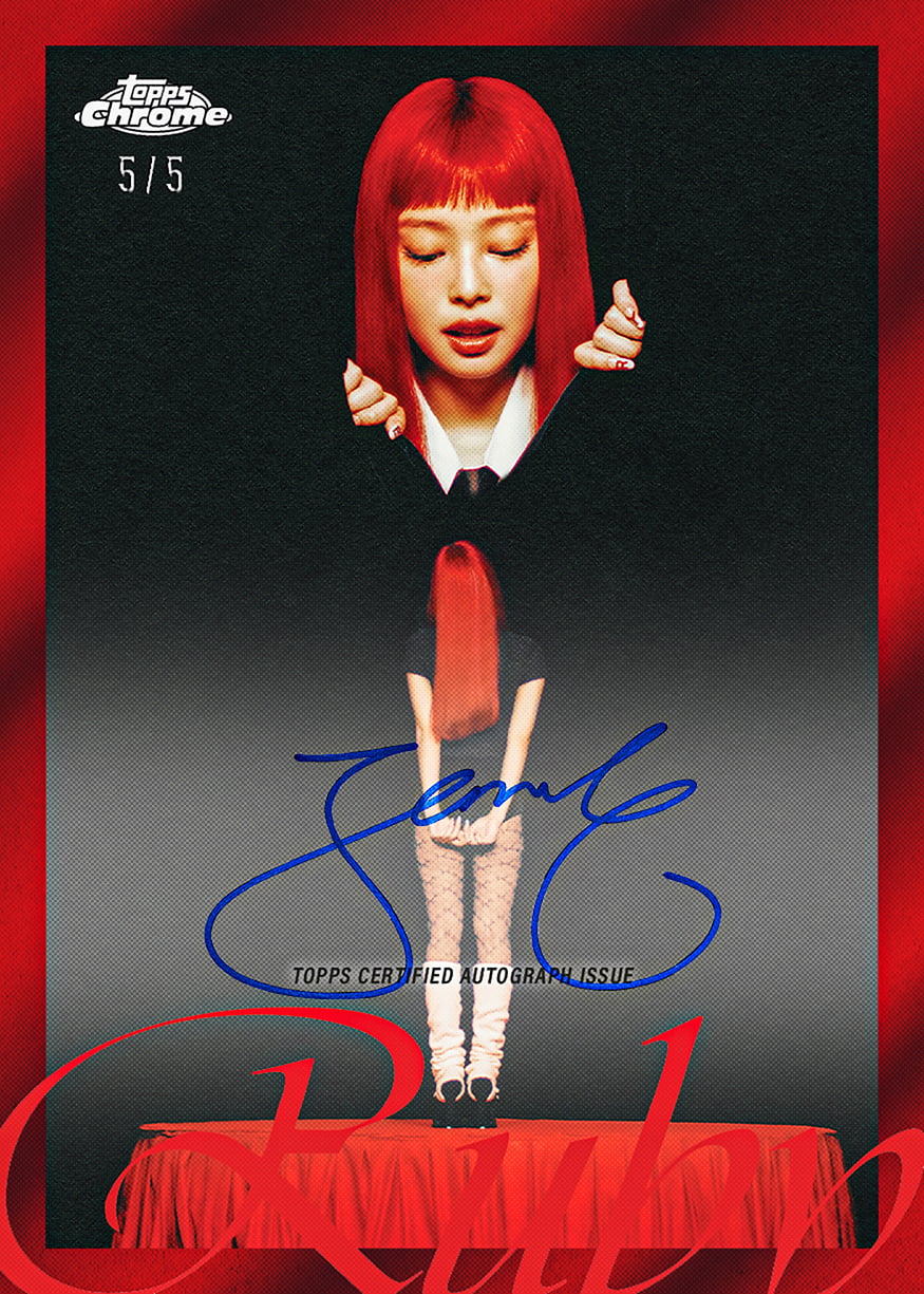 2026 Topps Chrome x Jennie Kim K-Pop 5-Box Case