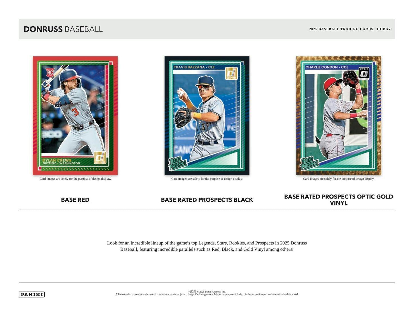 2025 Panini Donruss Baseball Hobby Pack
