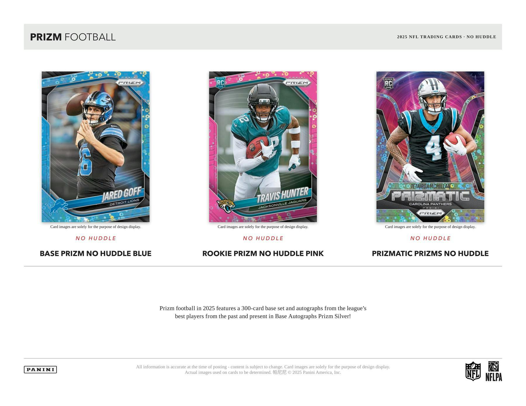 2025 Panini Prizm Football No Huddle Box