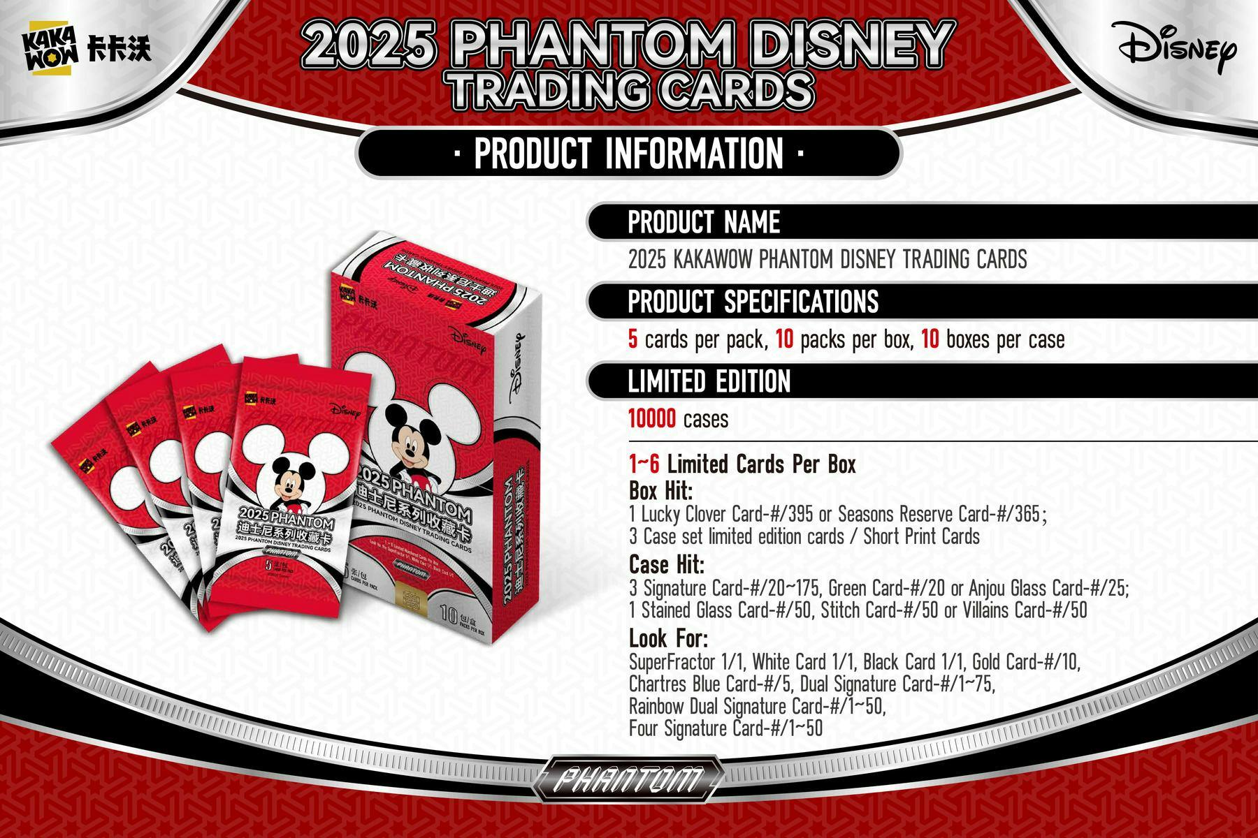 2025 Kakawow Phantom Disney Hobby Box