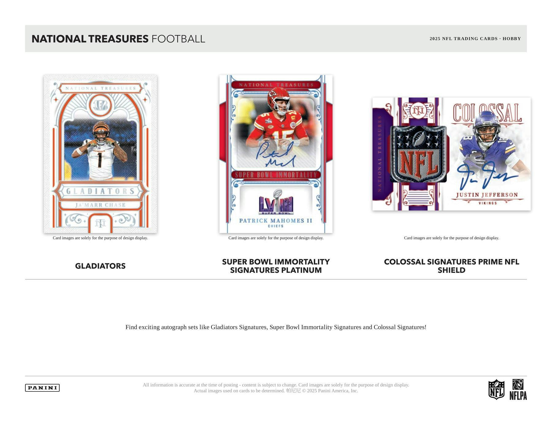 2025 Panini National Treasures Football Hobby Box