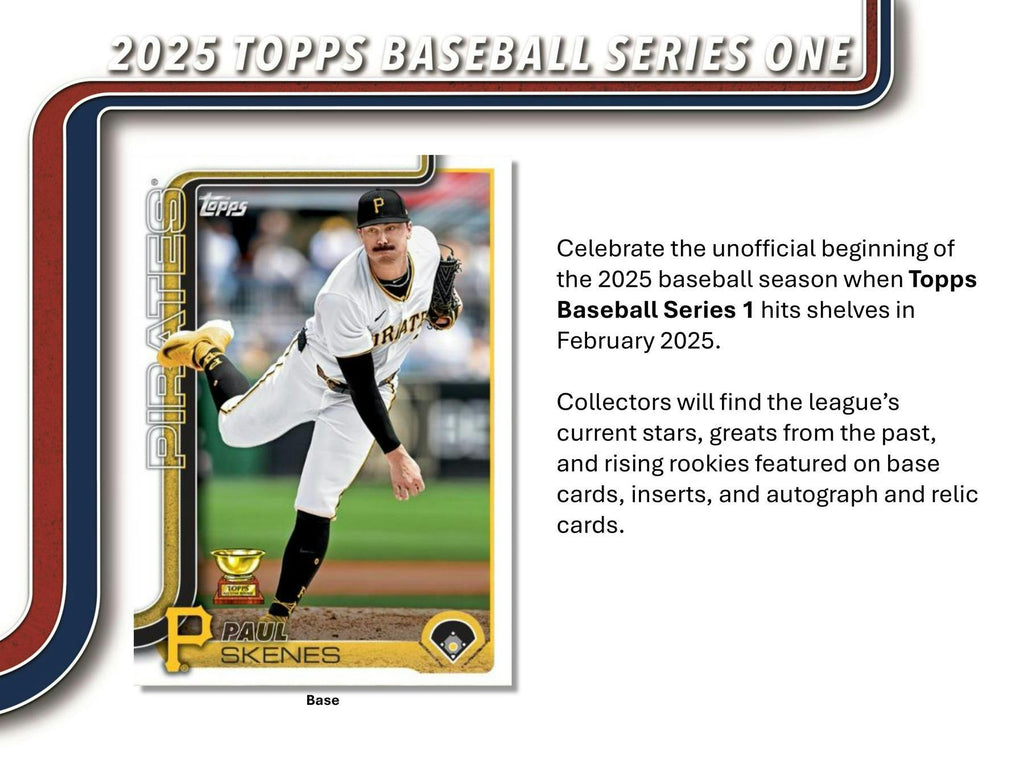 2025 Topps Series 1 Baseball 12-Card Hobby Pack