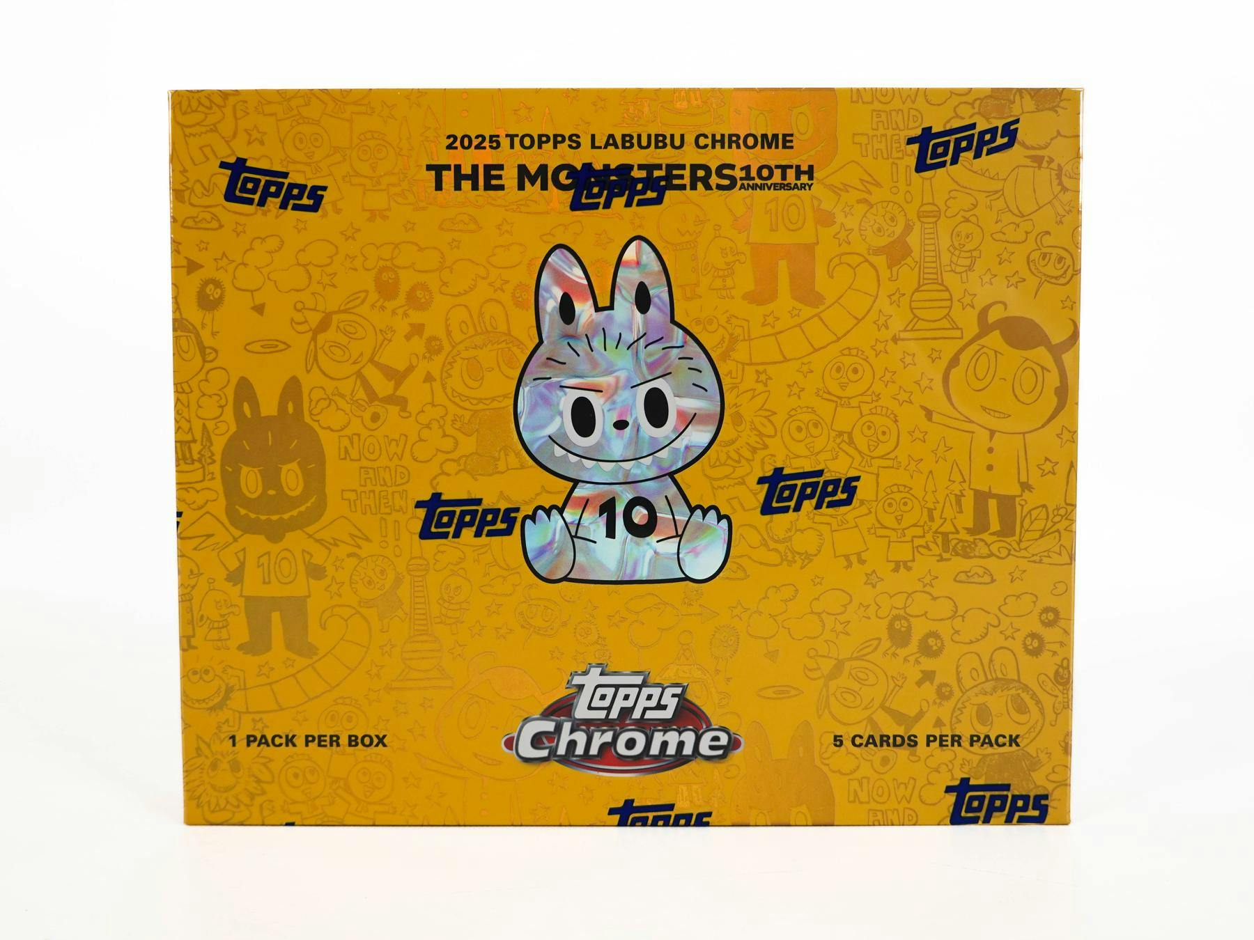2025 Topps Chrome Labubu 10th Anniversary Box (12/18)