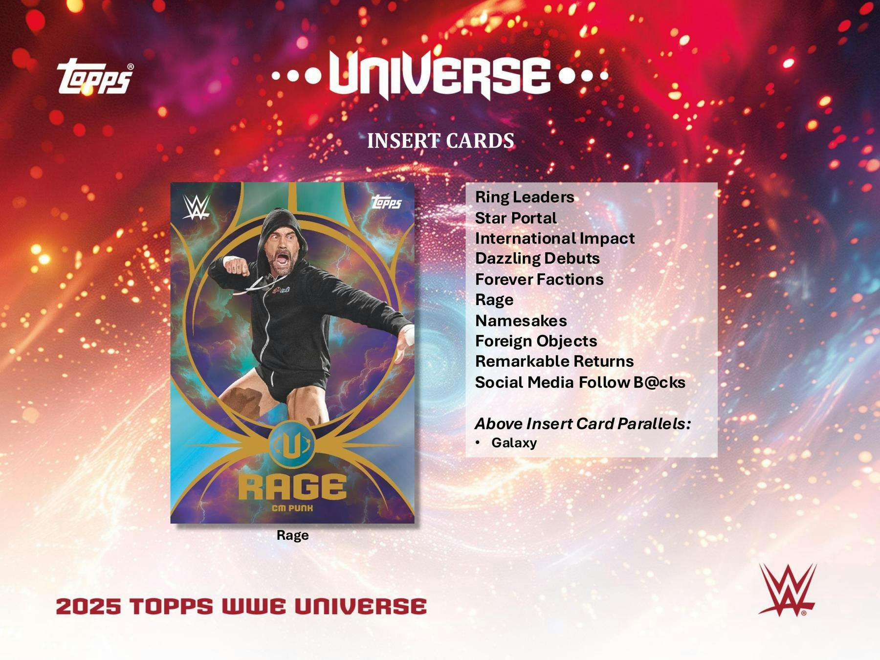 2025 Topps WWE Universe Wrestling 6-Pack Blaster Box (2/27)