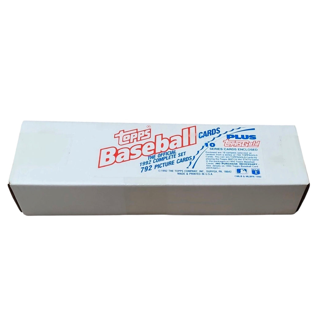 1992 Topps Baseball Complete Set — 792 Cards (White Storage Box)