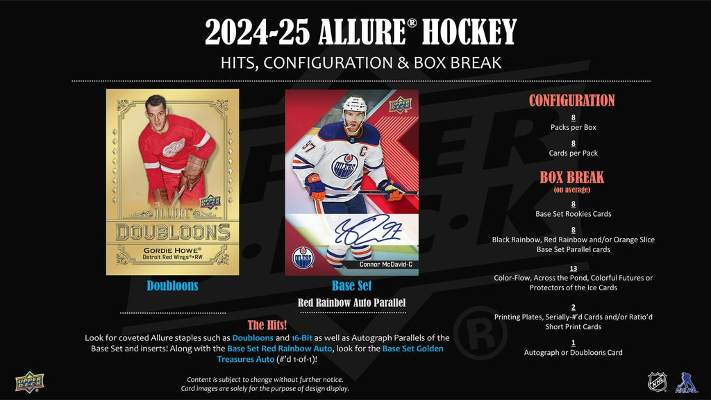 2024-25 Upper Deck Allure Hockey Hobby Box