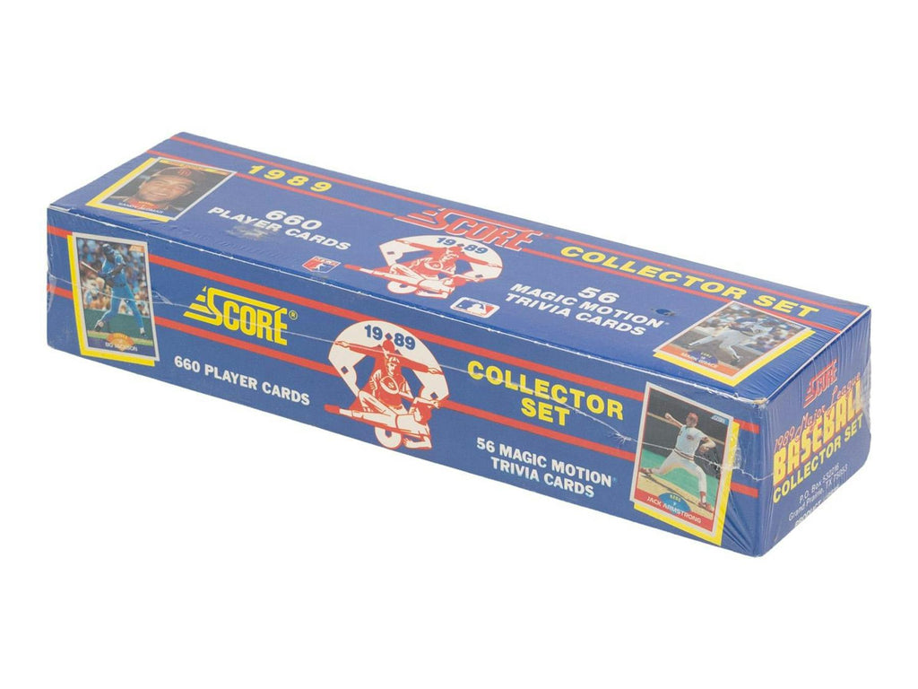 1989 Score Baseball 660-Card Collector Set (Bonus: 56 Magic Motion Trivia Cards)
