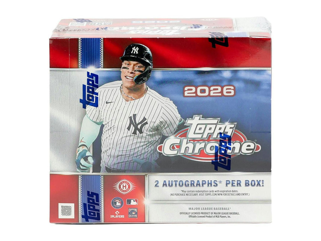 2026 Topps Chrome Baseball Hobby Jumbo Box (Presell 7/22)