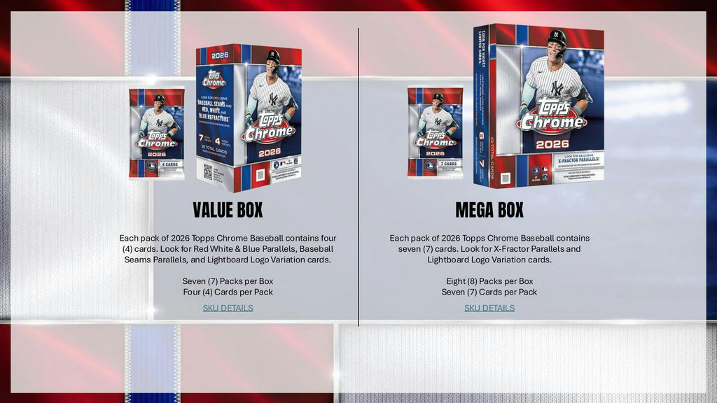 2026 Topps Chrome Baseball Hobby Box (7/22)