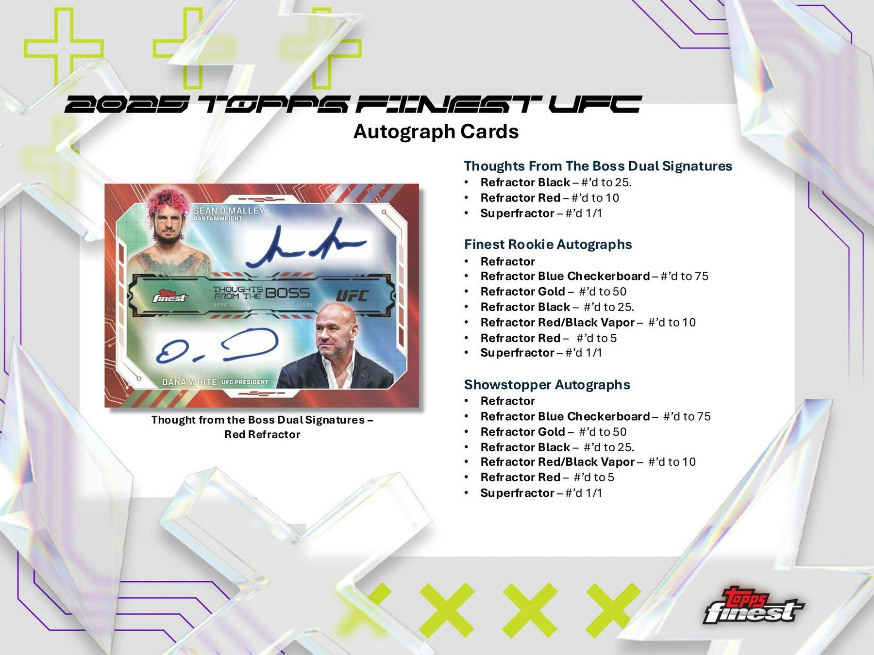 2025 Topps UFC Finest Hobby Box (11/7)