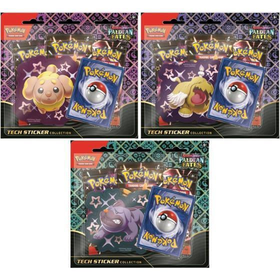 Pokémon TCG: Scarlet & Violet - Paldean Fates Tech Sticker Box