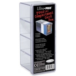 Ultra Pro 4 Compartment Card Box