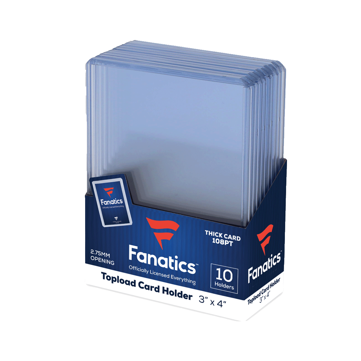 Fanatics 108pt Card Top Loaders (10ct Pack)