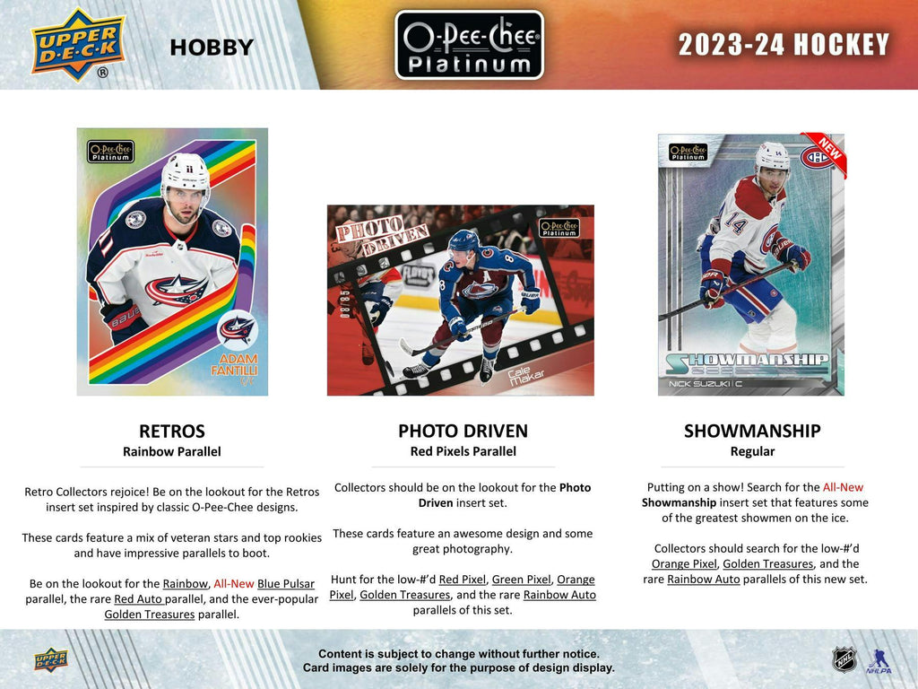 2023-24 Upper Deck O-Pee-Chee Platinum Hockey Hobby Pack