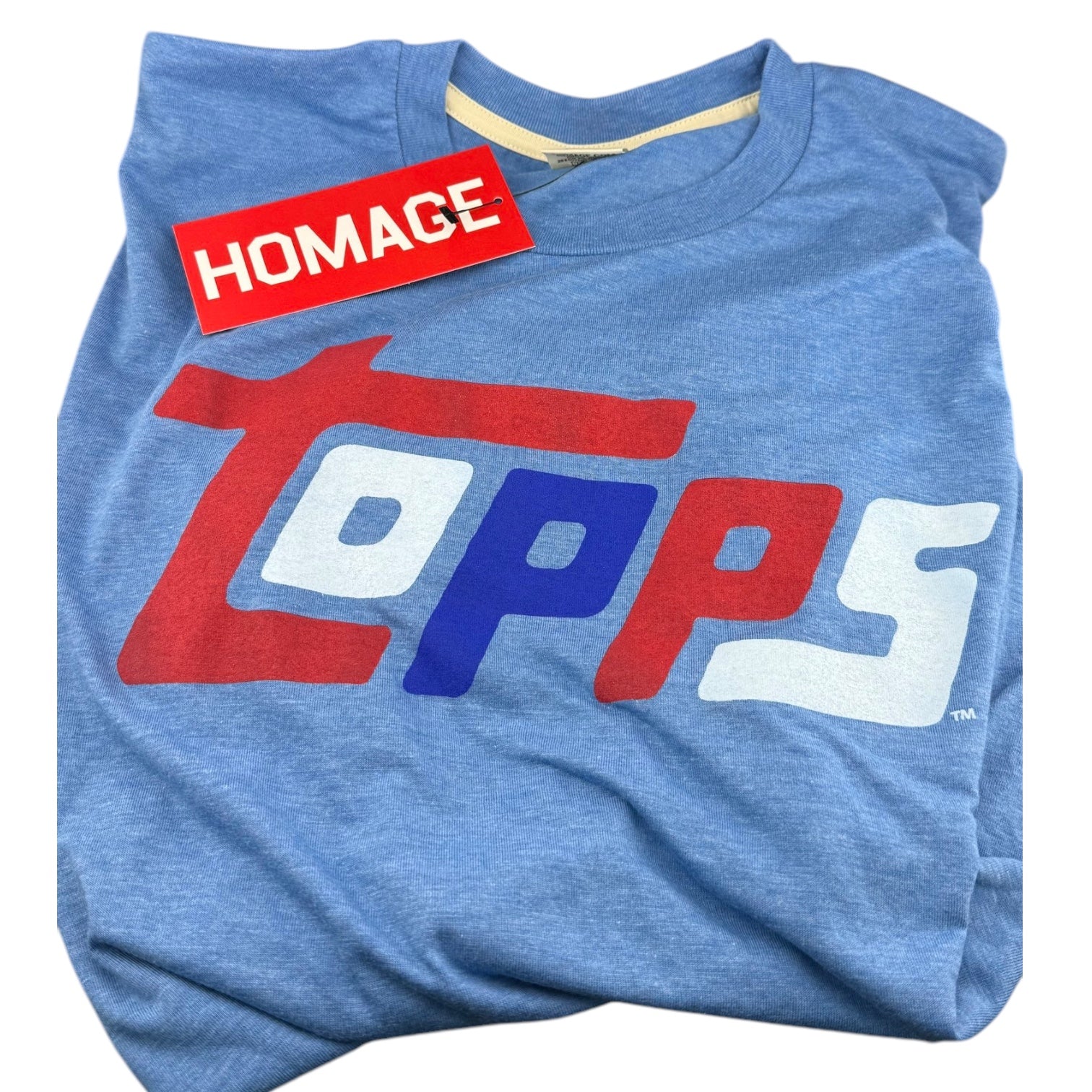 Topps Baseball 1981 Light Blue T-Shirt