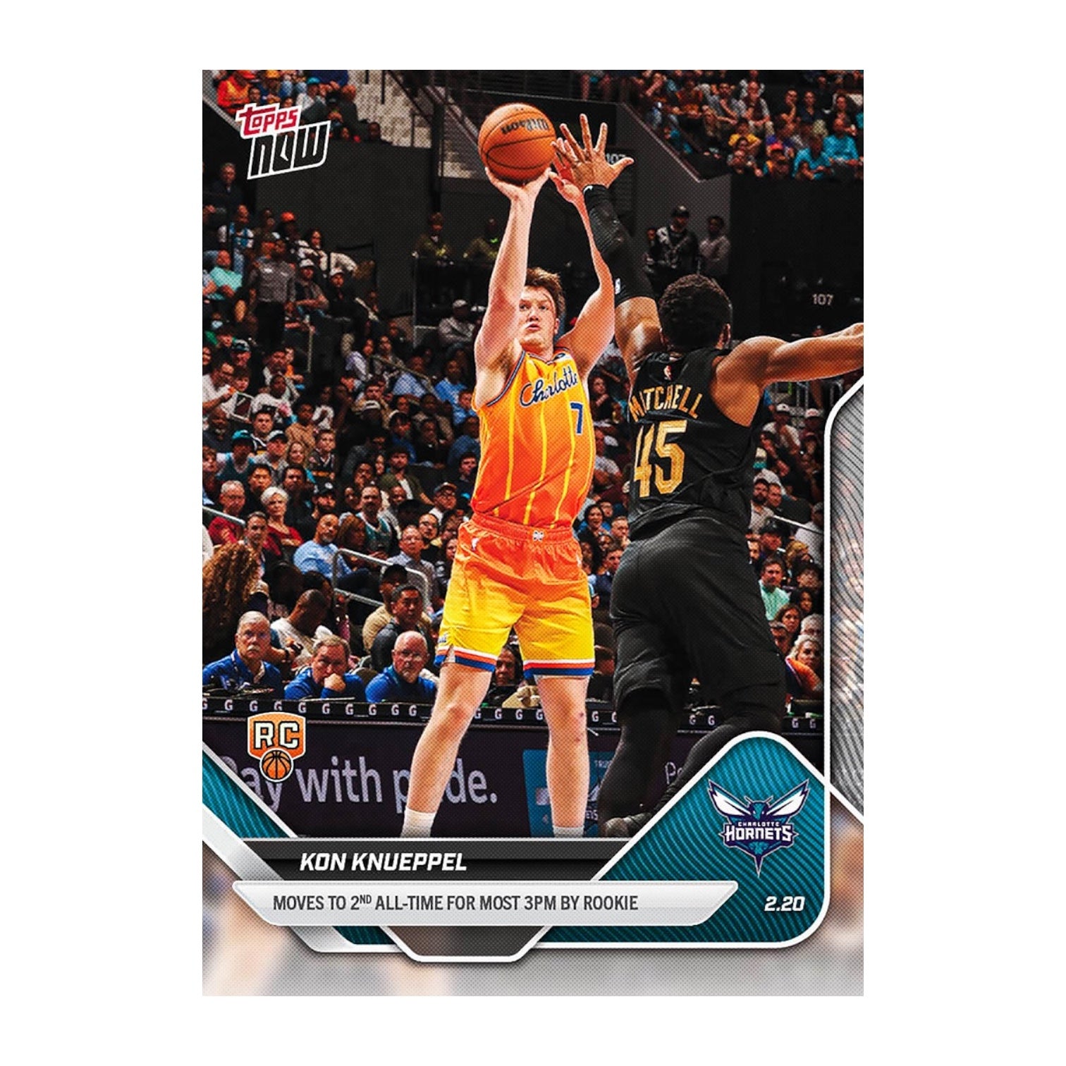2025-26 NBA Topps NOW Kon Knueppel #179 (PR: 5646)