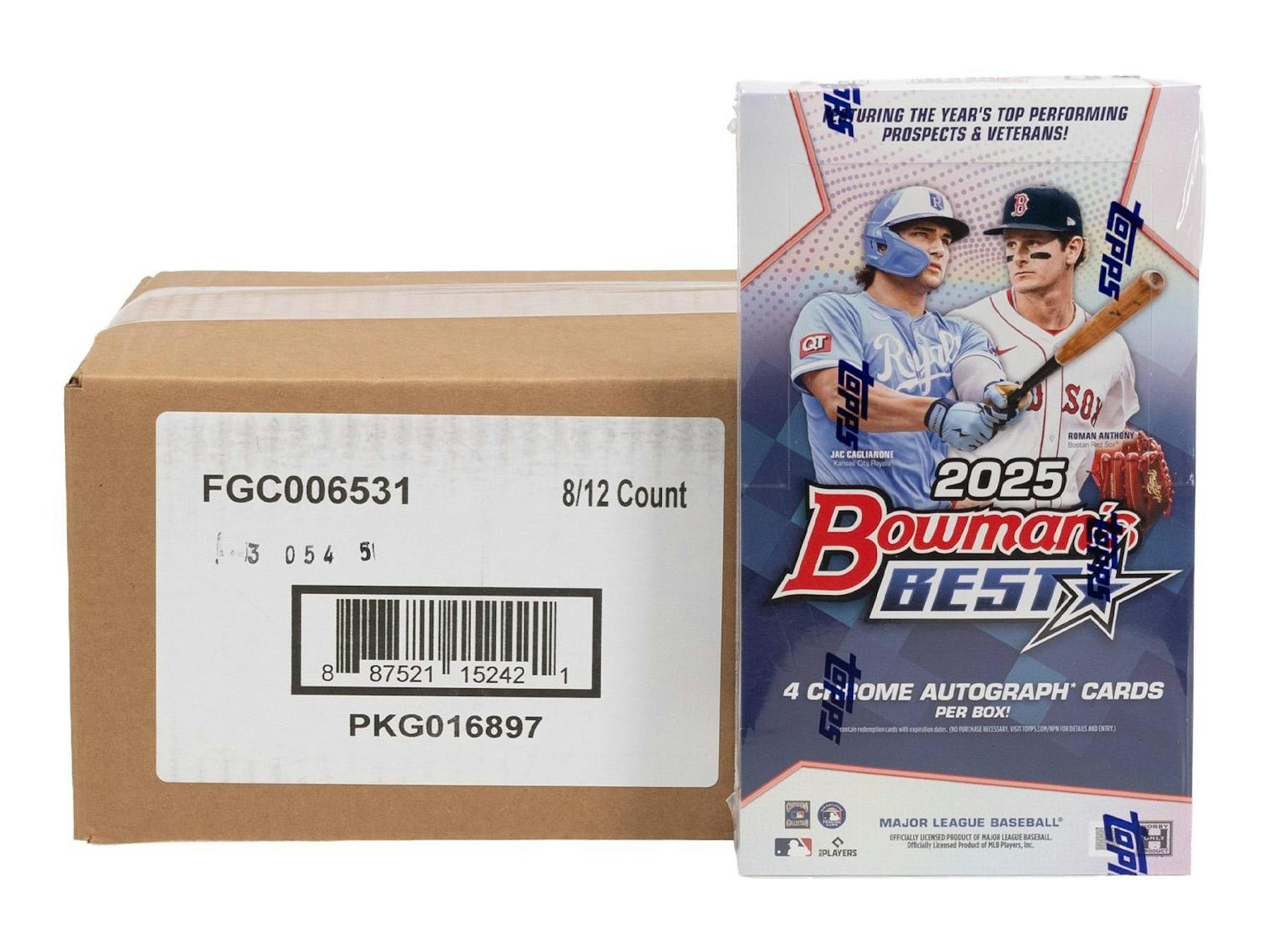 2025 Bowman's Best Baseball Hobby 8-Box Case (3/11)