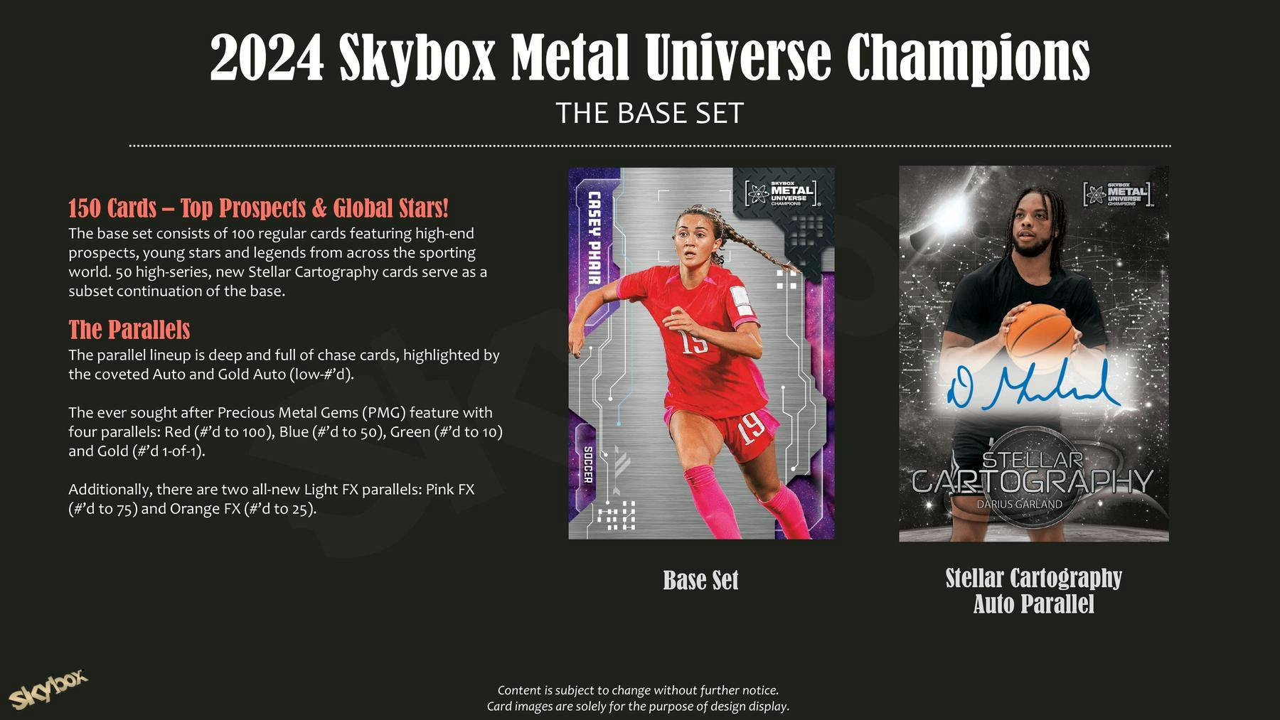 2024 Upper Deck Skybox Metal Universe Champions Hobby Box