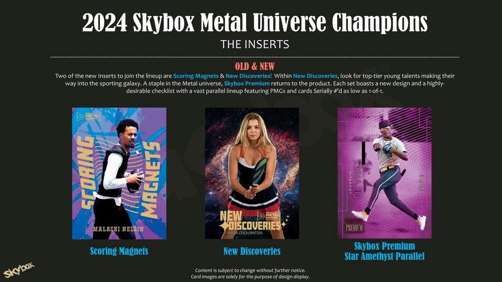 2024 Upper Deck Skybox Metal Universe Champions Hobby Pack