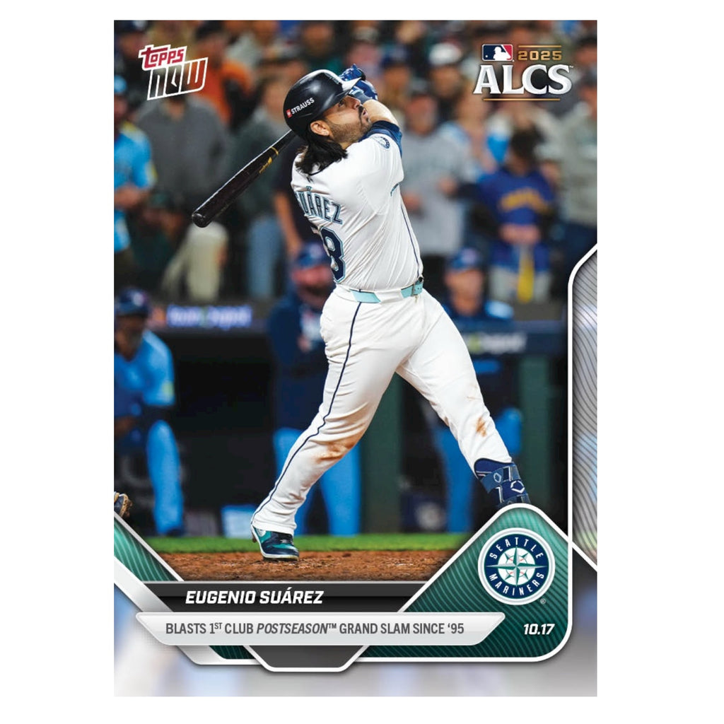 2025 Topps Now MLB Eugenio Suárez (10.17.25) #882 Blasts 1st Club Postseason Grand Slam Since ‘95 /4938