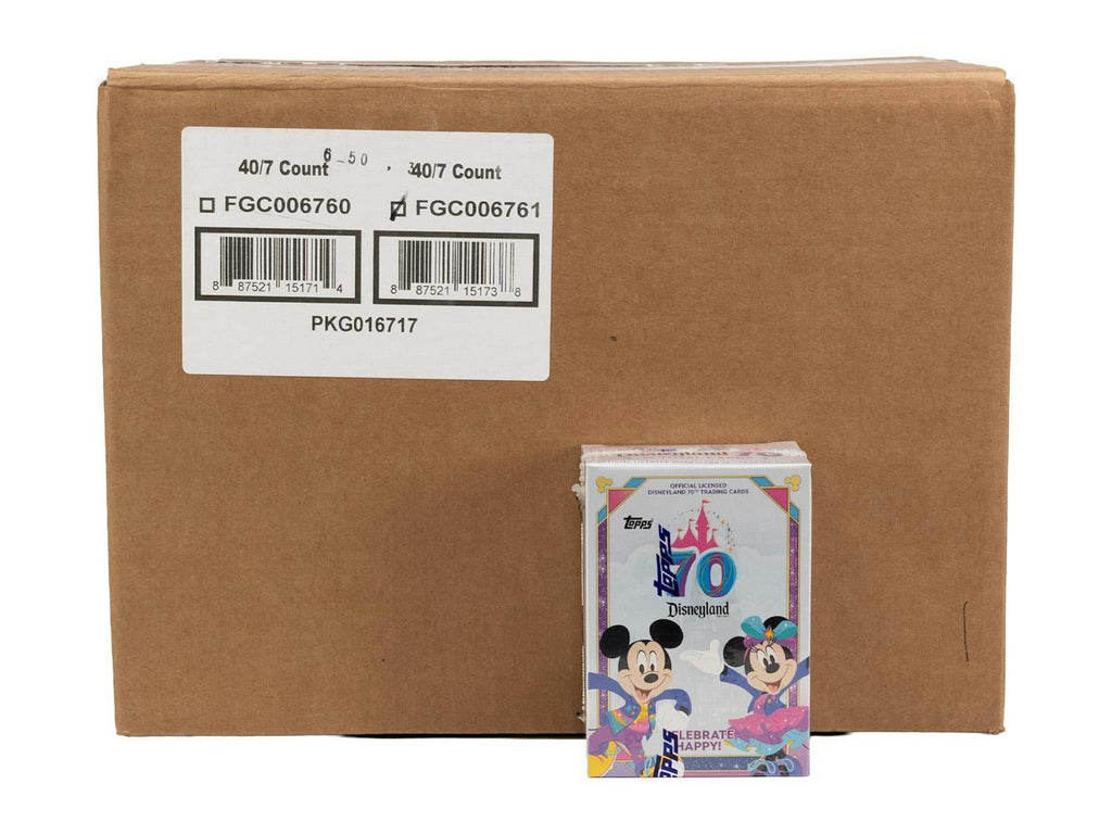 2025 Topps Disneyland 70th Anniversary 7-Pack Blaster 40-Box Case (3/13)