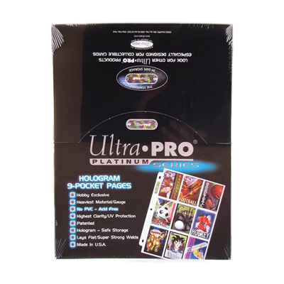 Ultra Pro Platinum Series Hologram 9-Pocket (Single Page)