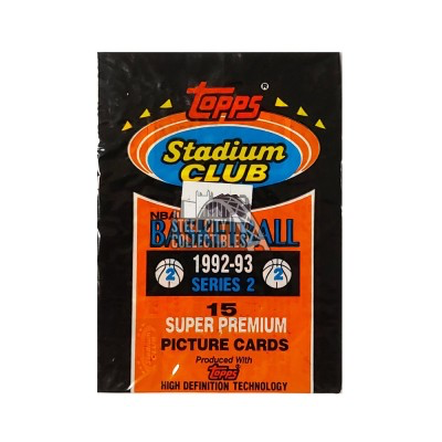 1992-93 Topps Stadium Club Basketball Pack
