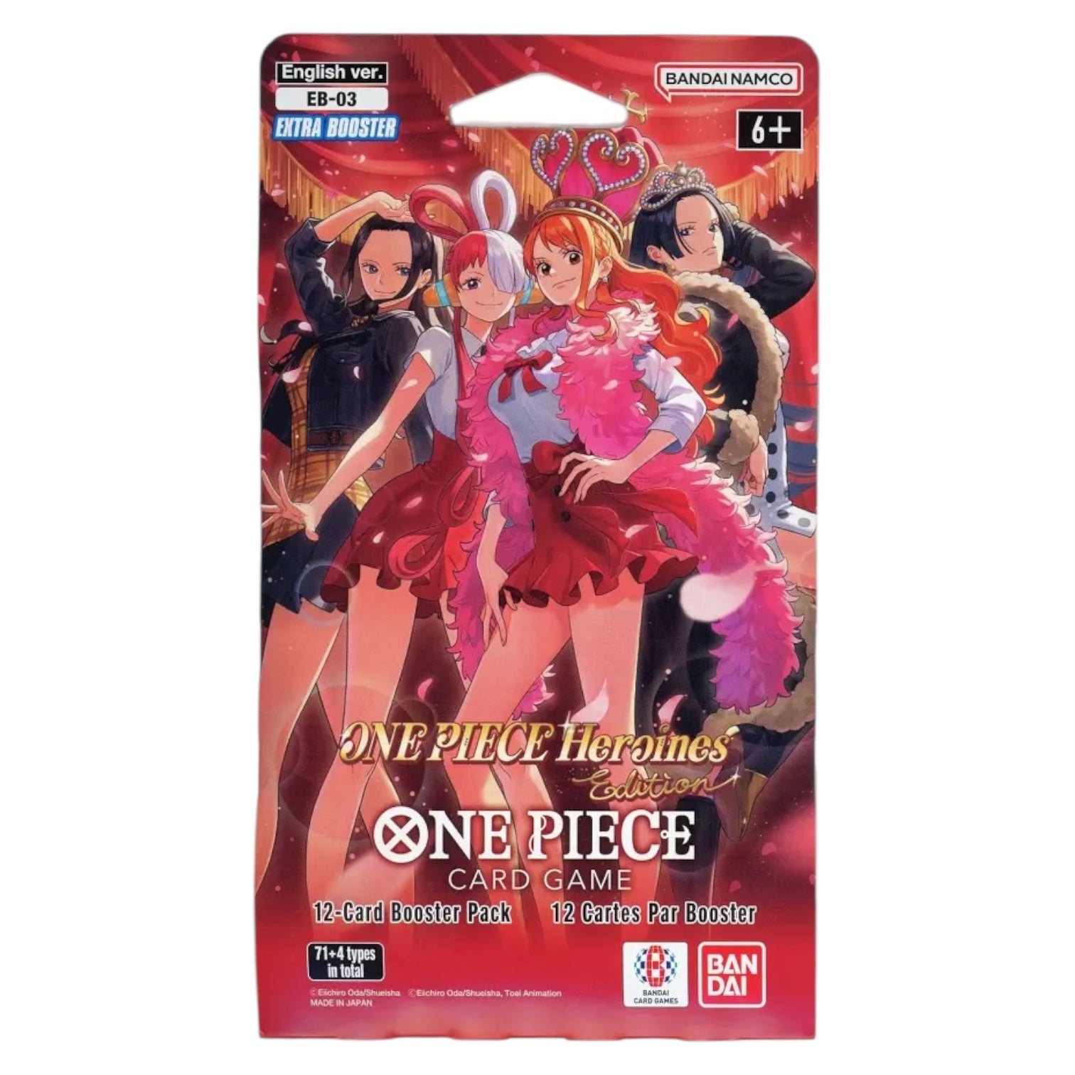 One Piece TCG: EB-03 Heroines Edition Sleeved Extra Booster Pack