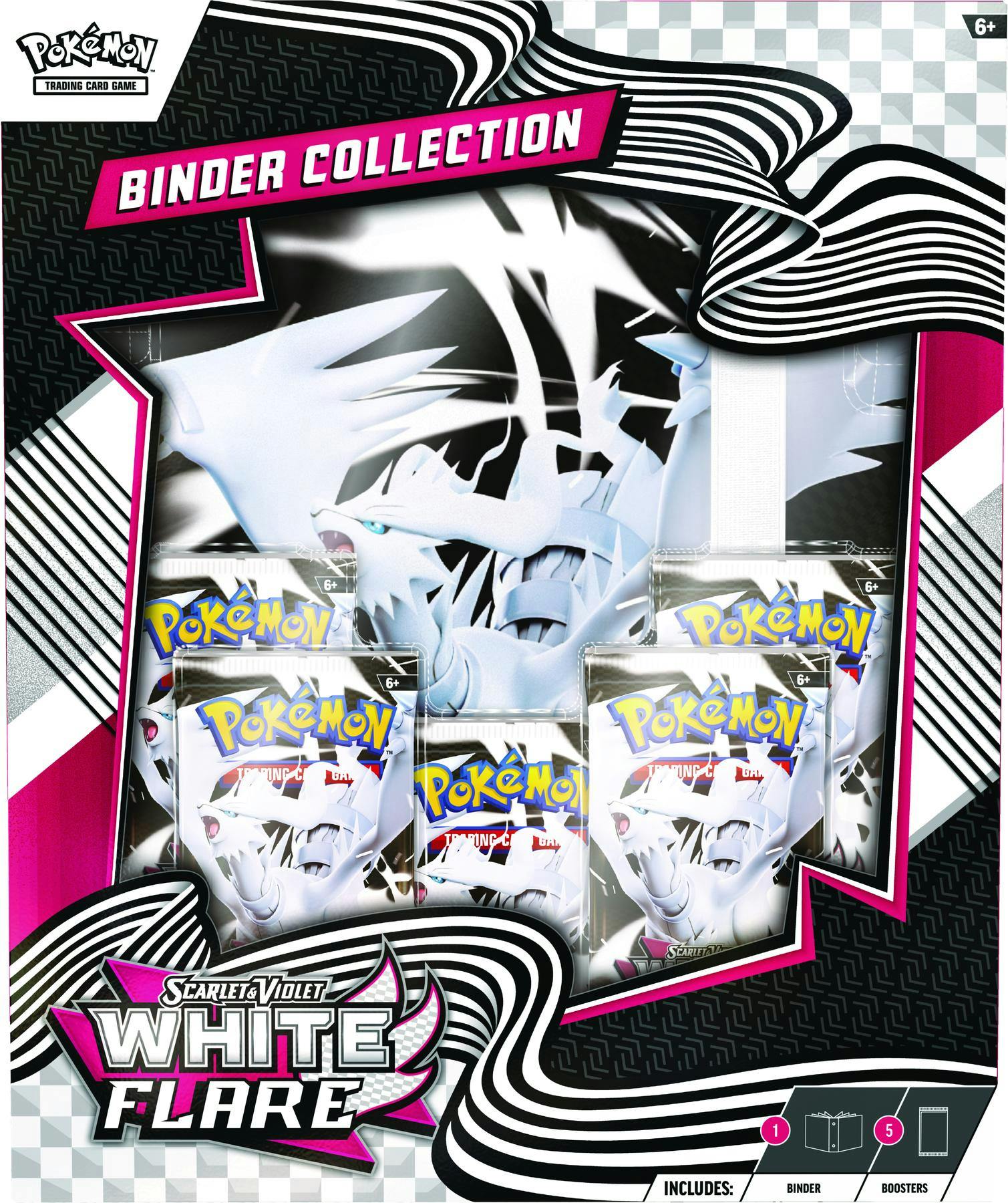 Pokémon TCG: Scarlet & Violet - White Flare Binder Collection Box