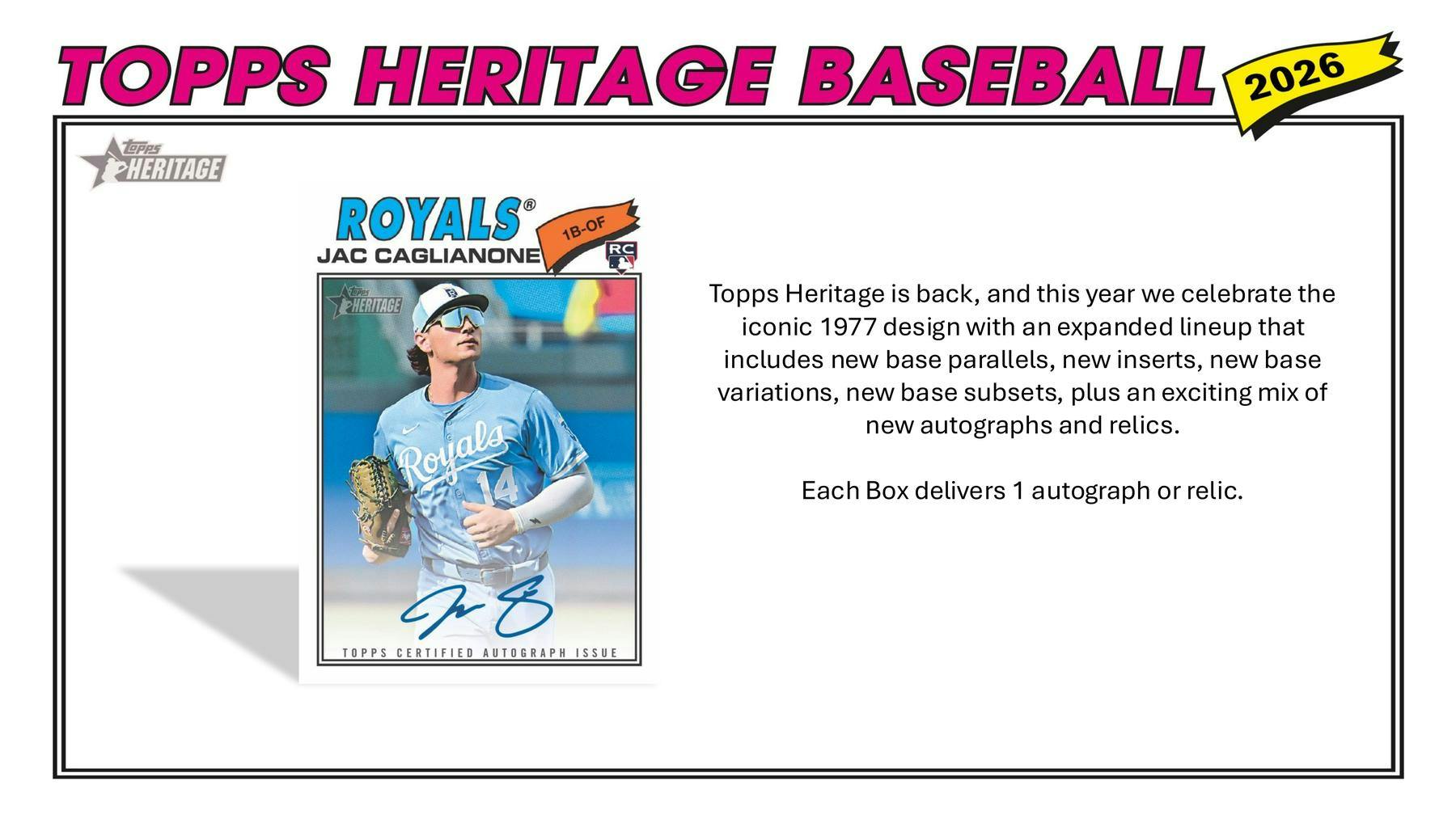 2026 Topps Heritage Baseball Hobby Pack (3/18)