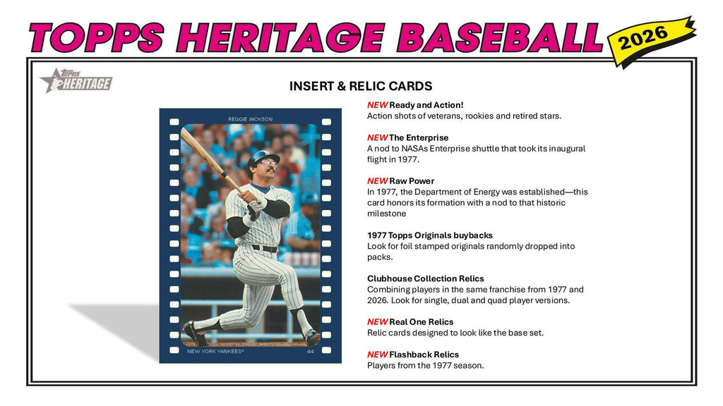 2026 Topps Heritage Baseball Hobby Pack (3/18)