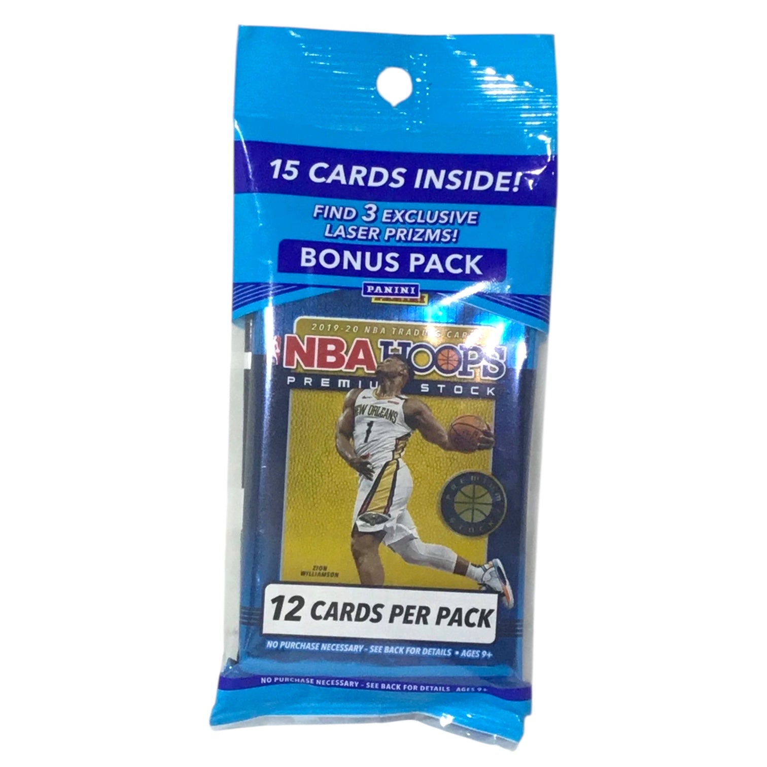2019-20 Panini NBA Hoops Premium Stock Cello Pack
