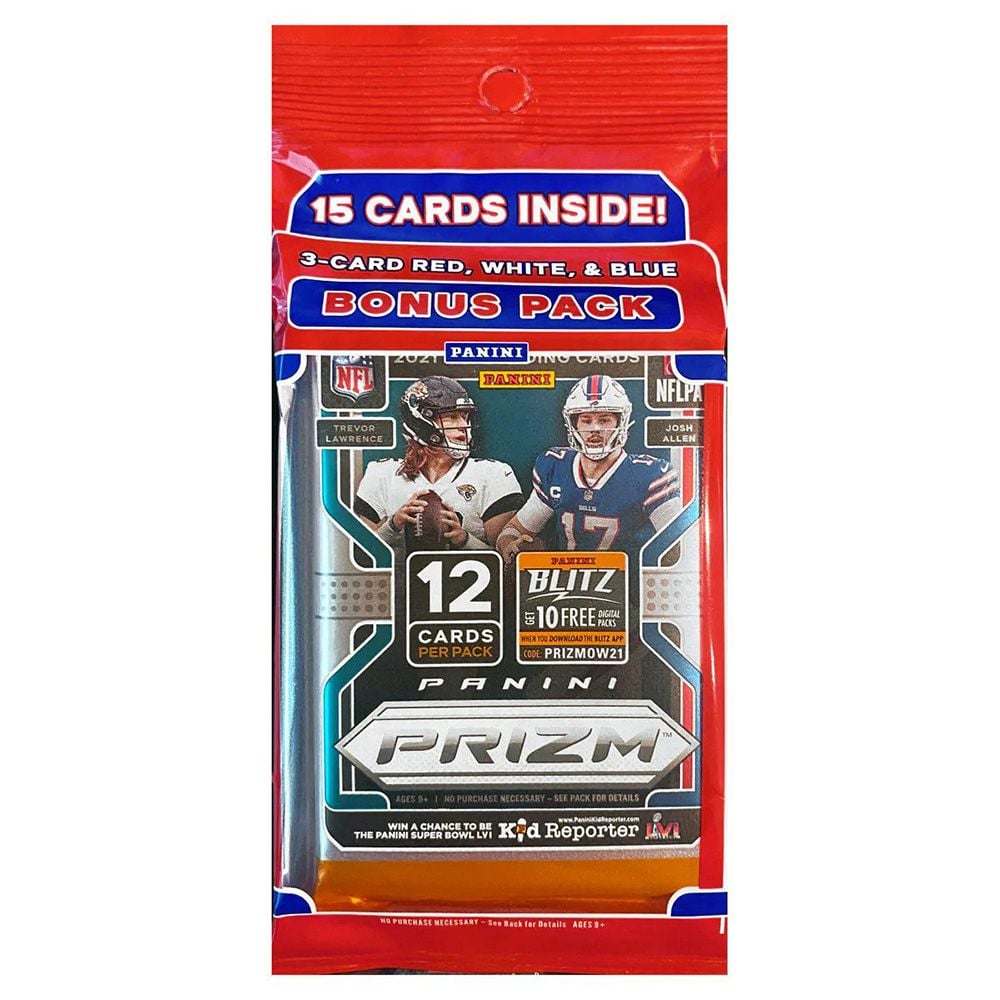 2021 Panini Prizm Football 12-Card Cello Pack