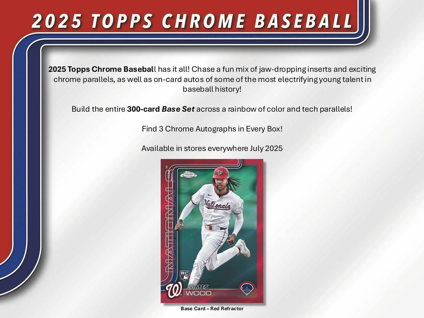 2025 Topps Chrome Baseball Hobby Pack (7/23)